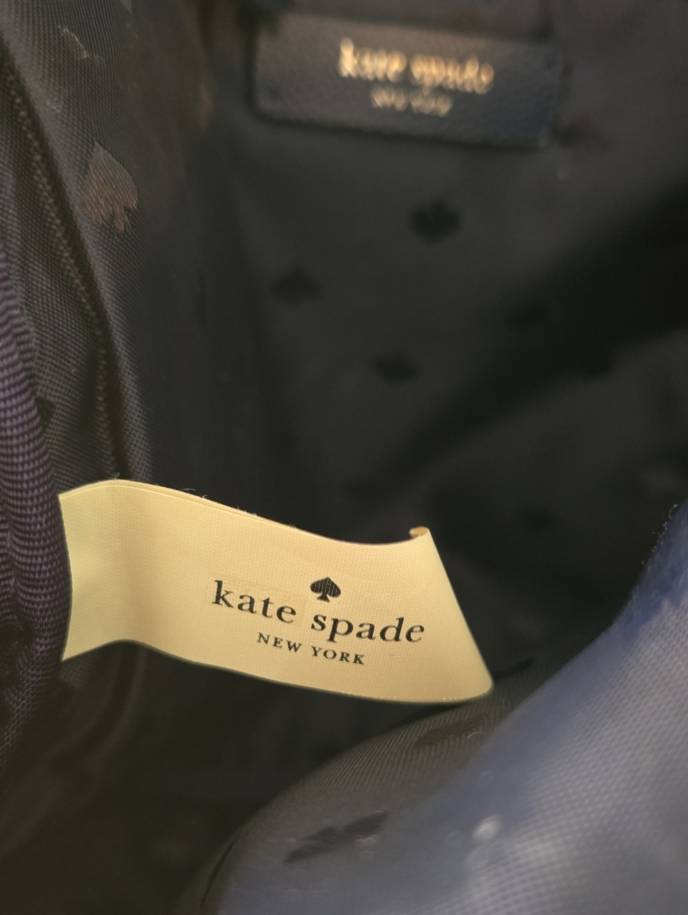 Kate Spade Floral Mini Backpack in Navy, White, Red & Green - Picture 14 of 16
